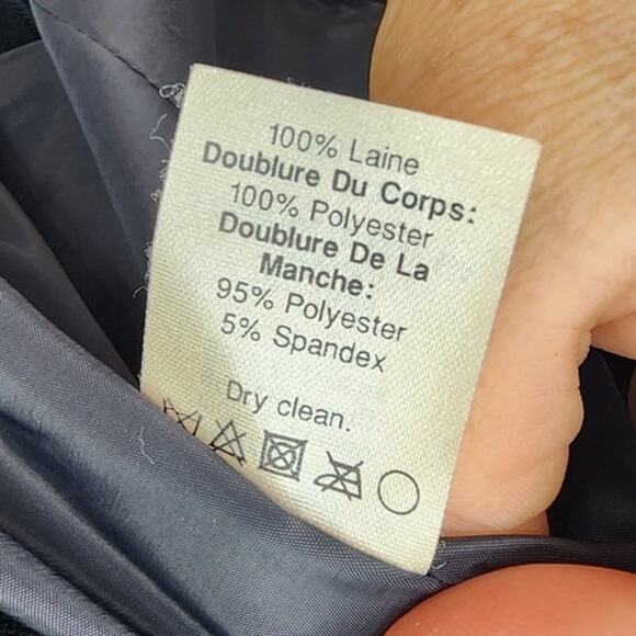 J. Crew 1035 Super 120's Navy 100% Virgin Wool Blazer Classic Timeless Size 8 - Picture 12 of 12